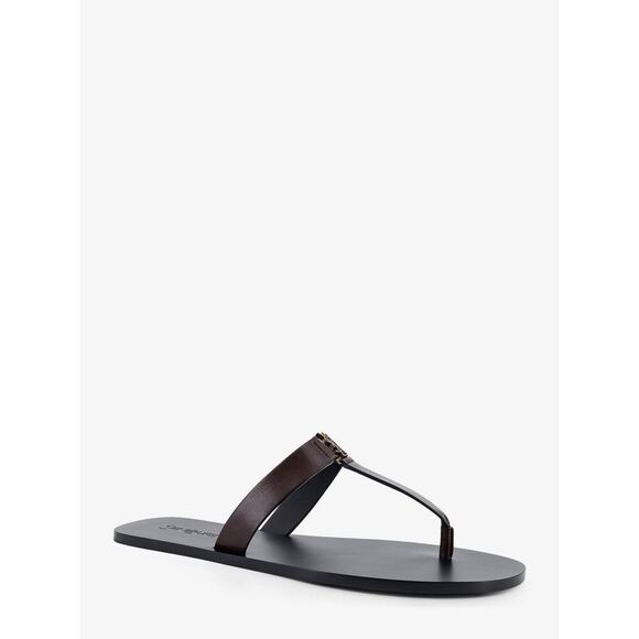 Saint Laurent Men Babylone Leather Sandals - Picture 2 of 4